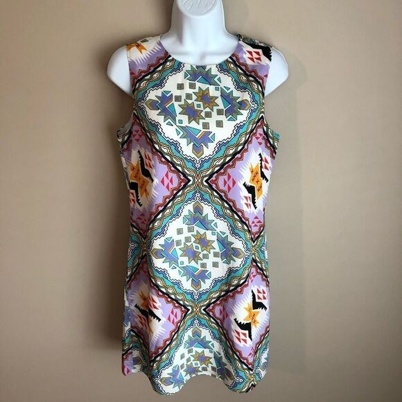 Naven Aztec Shift Dress - Picture 2 of 6
